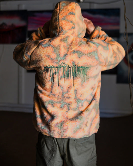 Japan by Bryan Iguchi Zip Fleece