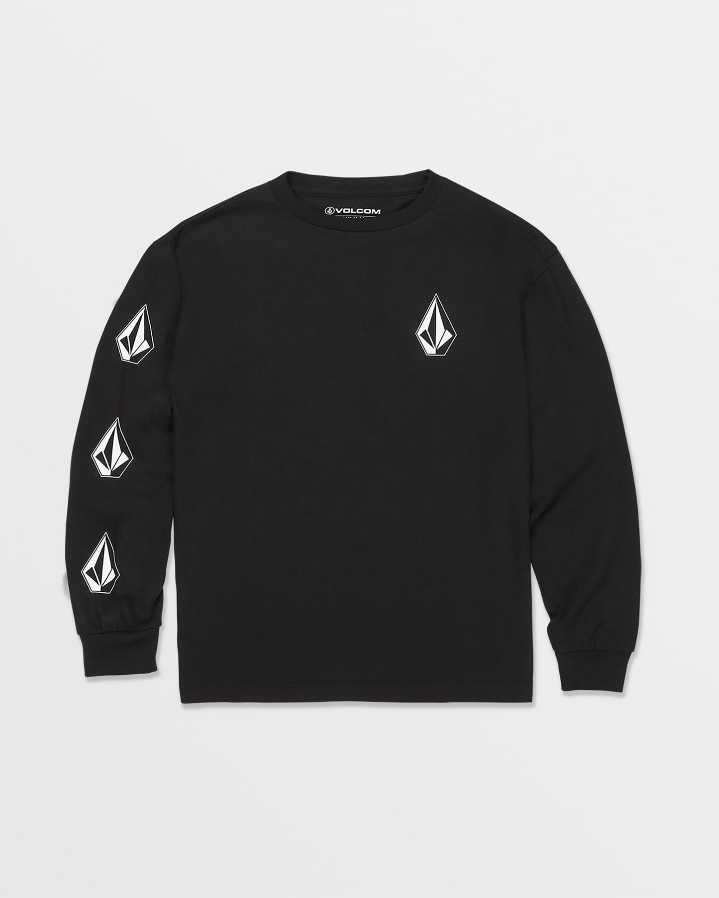 Little Boys Iconic Stone Long Sleeve Tee