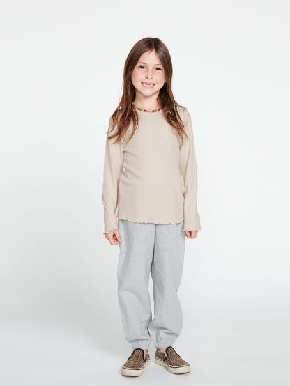 Girls Lived In Lounge Thermal Long Sleeve Top