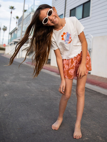 Girls Off Tropic Shorts