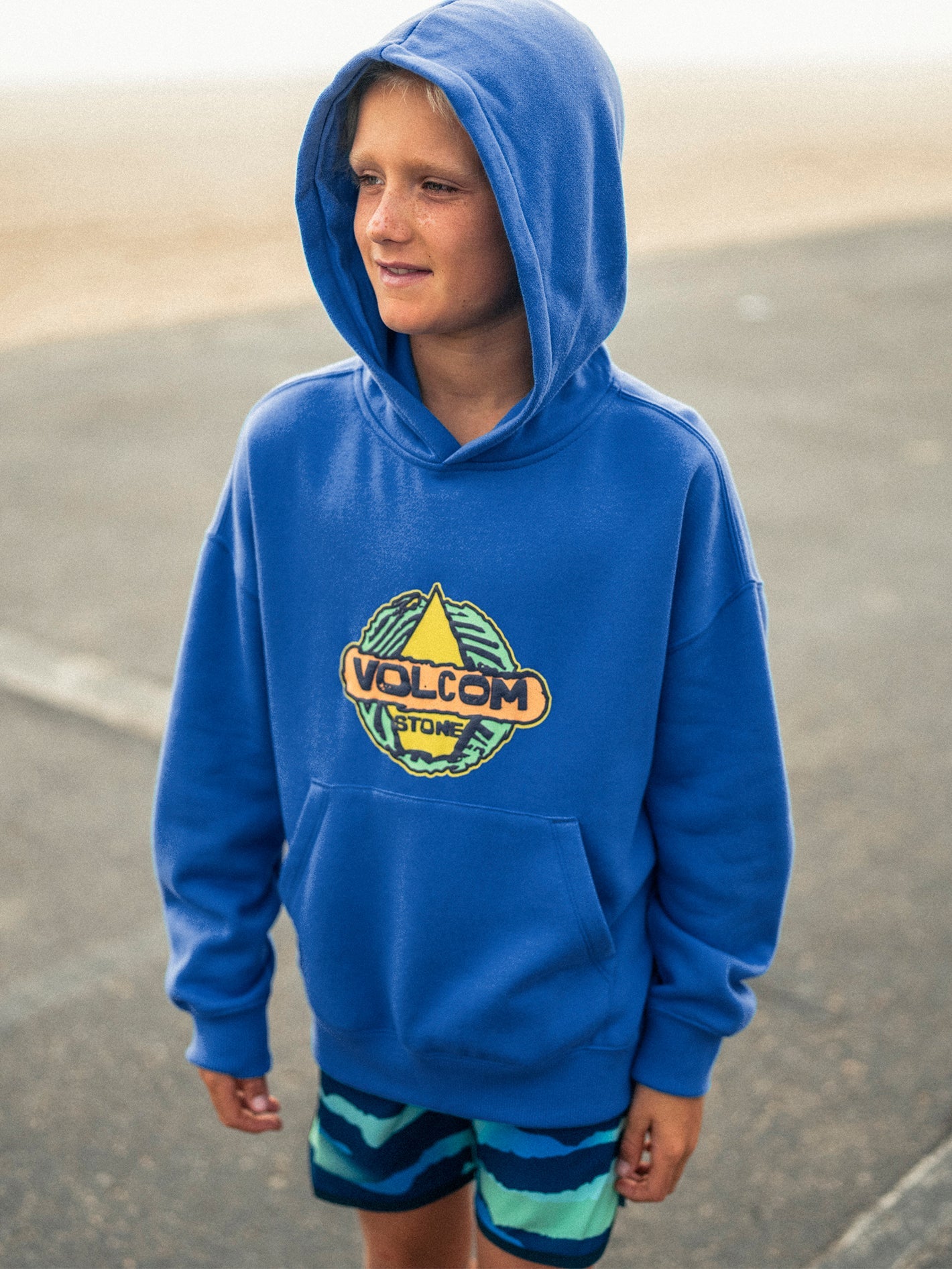 Little Boys Wobbled Hoodie